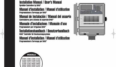 Orbit Model 27896 Manual