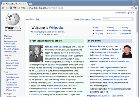 Wikipedia English Main Page Ecosia Images