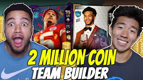2 Million Coin Team Builder Vs Kaykayes Madden 20 Youtube