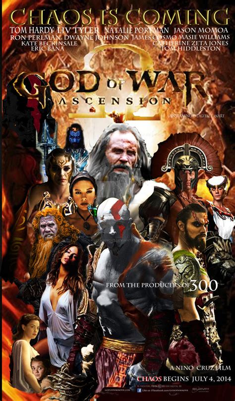 God Of War Movie Digital Fan Art Poster By Instanino43 On Deviantart