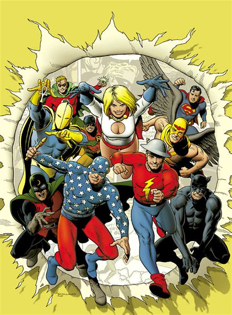 Justice Society Vol 1 Comic Art Community Gallery Of Comic Art