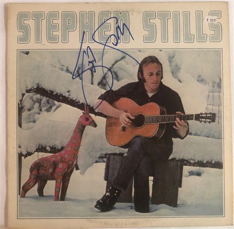 Stephen Stills In Person Signed Self Titled Record Album John Brennan