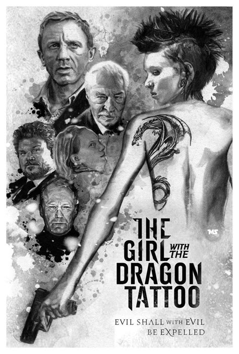 The Girl With The Dragon Tattoo Movie Poster Matthew Spurlock