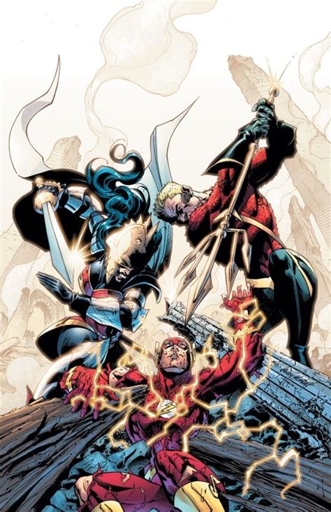 Aquaman Vs Wonder Woman Flashpoint Superhero Comic Comics Marvel