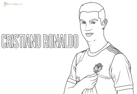 Cristiano Ronaldo Coloring Pages 30 New Pictures Free Printable