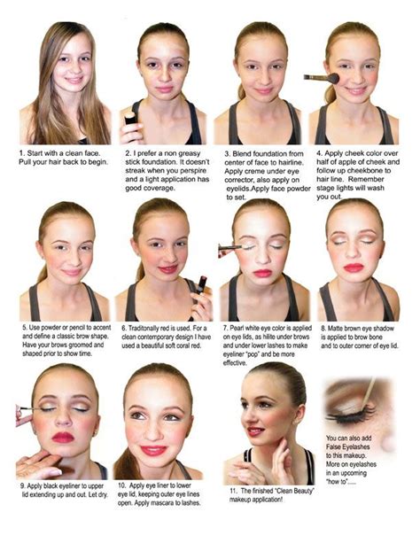 Stage Makeup Dancer Recital Makeup Dance Makeup Theatre Makeup