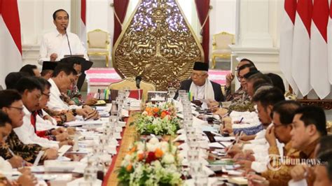 Sidang Kabinet Paripurna Perdana Presiden Jokowi Soroti 5 Hal Untuk