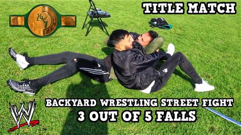 Backyard Wrestling Episode 11 Title Match 3 Out Of 5 Falls Match