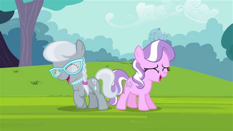 Image Diamond Tiara And Silver Spoon Laughing S4e15png My Little