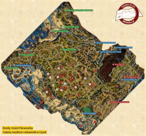Cyseal Mapa Miasta Cyseal Mapy Lokacji W Divinity Grzech