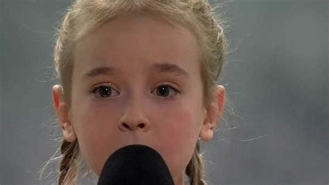 Ukrainian Girl Sings At Concert After Bunker Video Goes Viral World News Sky News
