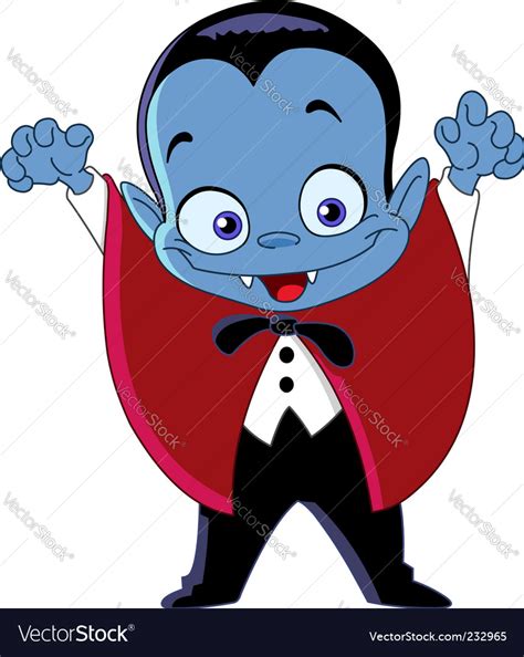 Vampire Kid Royalty Free Vector Image Vectorstock