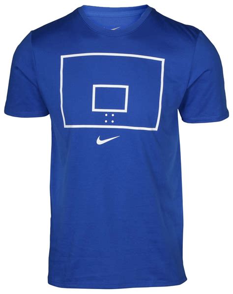 Nike Mens Dri Fit Hoop Arrow Basketball T Shirt Blue