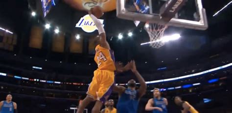 Kobe Kills Shawn Marion On The Hesitation And Dunks Finishes With A Triple Double
