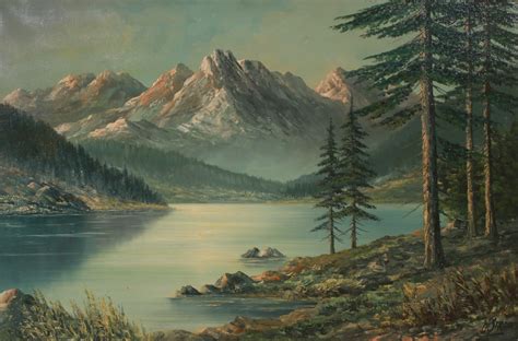 Olshof Stoltz Mountain Landscape Painting Mutualart