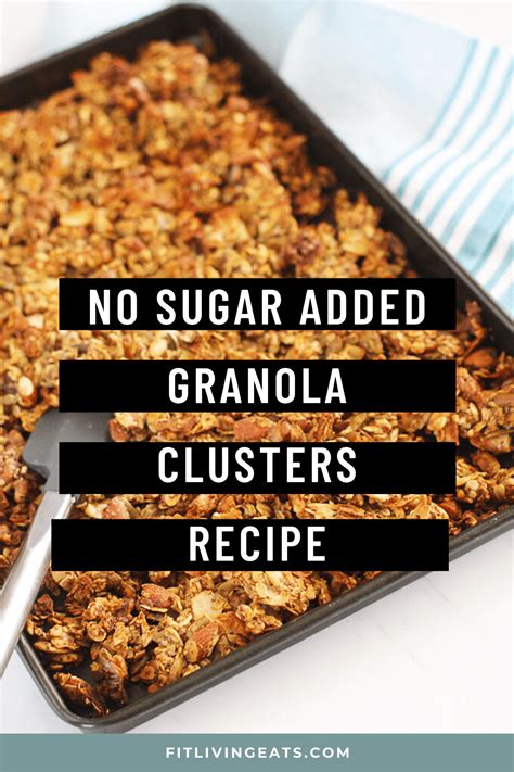 try this easy to make no sugar added healthy granola recipe it s perfect to sprinkle over