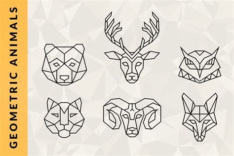 Geometric Animal Logos By Adrianpelletier On Envato Elements