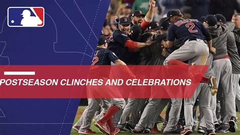 Check Out Every Clinching Moment From The Postseason Youtube