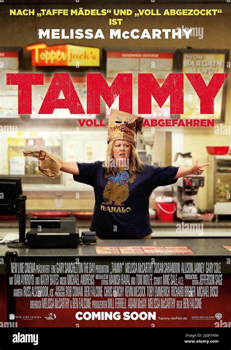 Melissa Mccarthy Poster Tammy 2014 Stock Photo Alamy