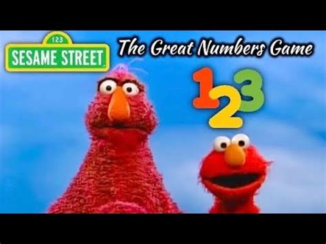Sesame Street The Great Numbers Game Menu Youtube