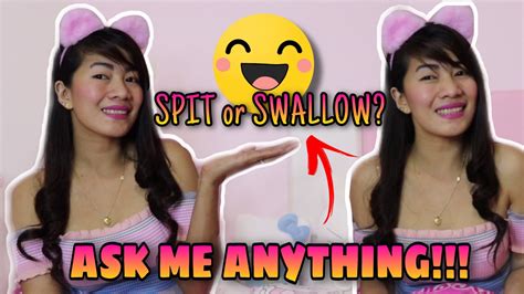spit or swallow marupok ka ba ask me anything questions given by random strangers sexy anne