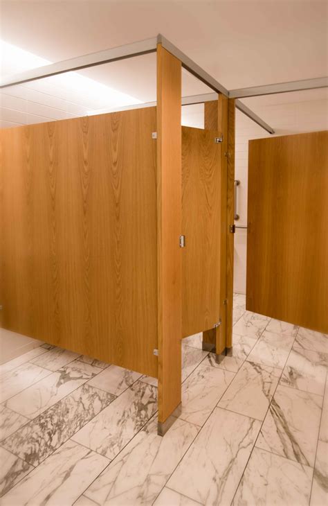 commercial wood bathroom stall doors