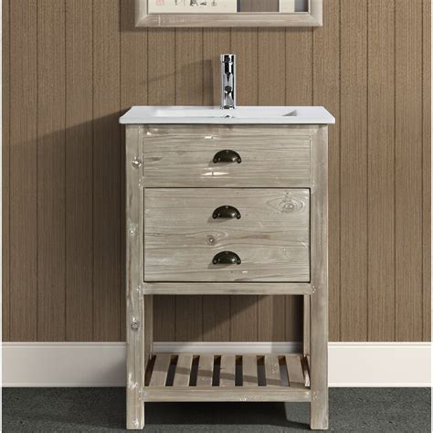 We are having an argument about the bathroom vanity height! Rosecliff Heights Asbury 24" Single Bathroom Vanity Set ...