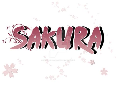 Sakura Logo By Cancerthegiantcrab On Deviantart