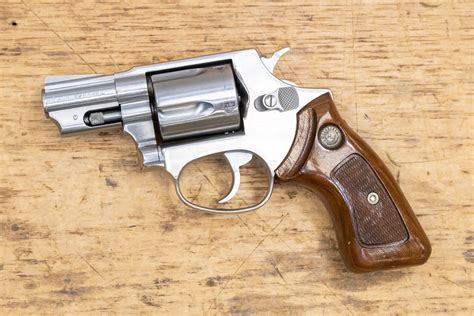 Taurus 85 38 Special Stainless Used Trade In Revolver With Wood Grips
