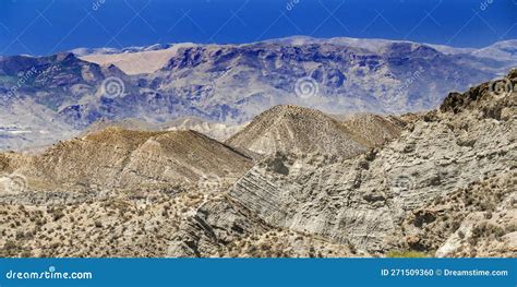 Tabernas Desert Nature Reserve Almería Spain Stock Photo Image of erosion mineral