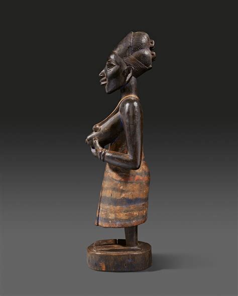 Yoruba Female Figure By One Of The Master Carvers Of The Igbuke Carving House In Oyo Lot
