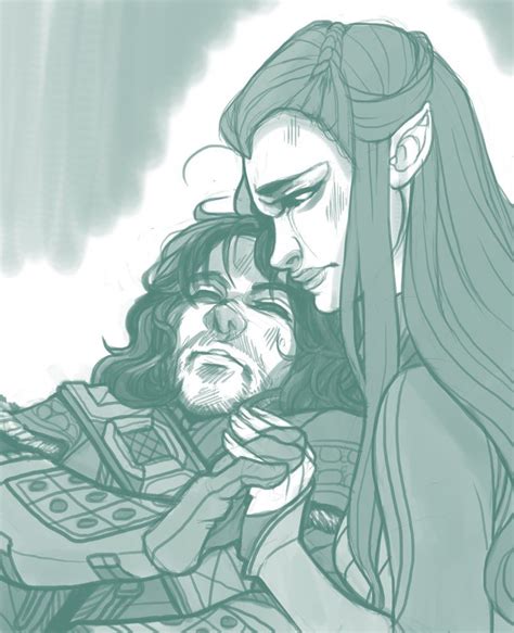 Some Tauriel And Kili Fan Art Love These Two