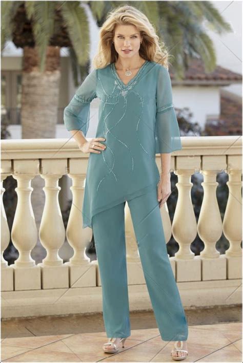 summer chiffon two piece mother of the bride pant suits 2014 new arrival online with 111 26
