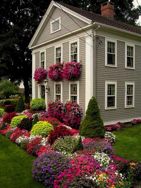 Your home garden pics stock images are ready. Landscaping Front Yard Flower Garden - DECOREDO