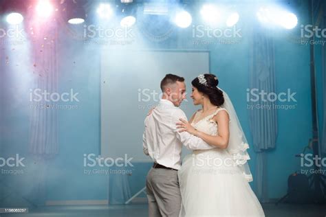 First Wedding Dance Of Newlywed Stock Photo Download Image Now