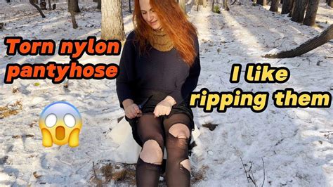 ripped tights in the woods among the trees youtube