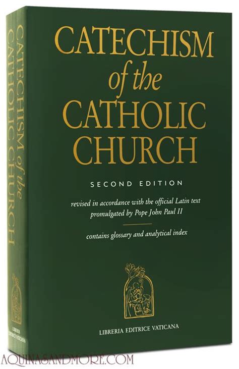Catechism Of The Catholic Church Second Edition Aquinas And More
