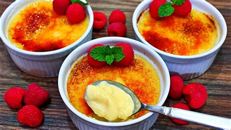 Classic creme brulee is made with 4 simple ingredients: Classic Crème Brûlée Recipe - How to make the Best Crème Brûlée - YouTube