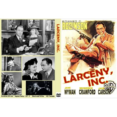 Larceny Inc 1942 Edward G Robinson Broderick Crawford Anthony Quinn