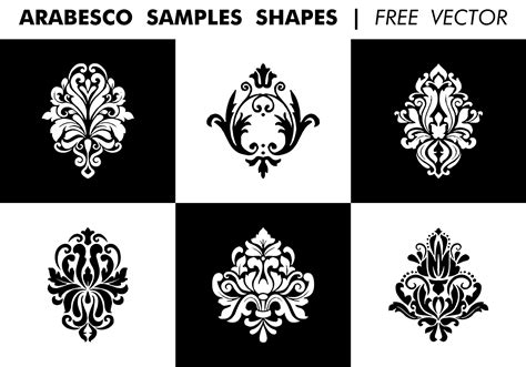 Arabesco Sample Shapes Vector 102976 Vector Art At Vecteezy