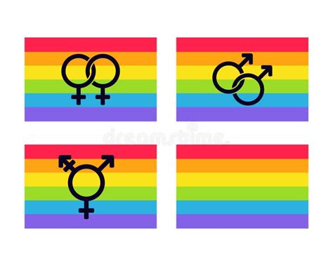 Banderas De LGBT estilo De La Bandera Ilustración del Vector Ilustración de asexual