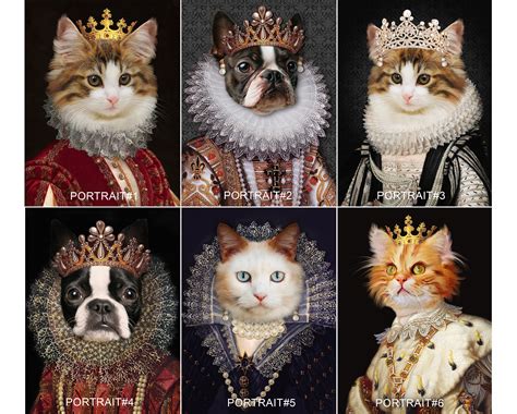 Renaissance pet portrait,Regal pet portrait,Royal Pet Portrait,Custom portrait,Unique gifts,dog ...