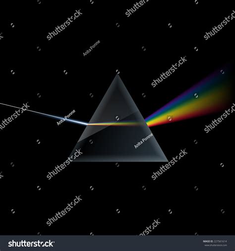Prism And Light Rays Eps10 Vector 227561614 Shutterstock