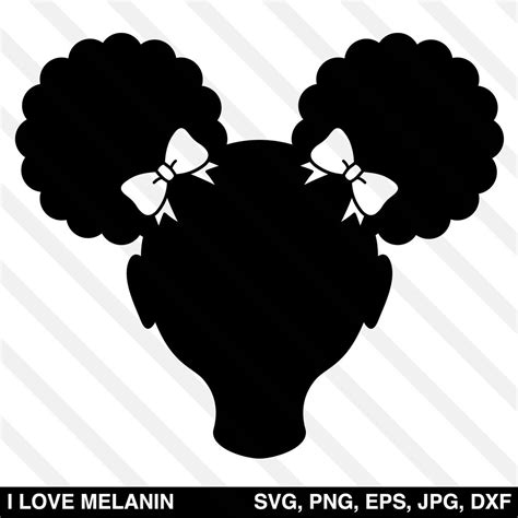 Natural Hair Designer Resources Png Dxf Svg Cutting File Clipart Afro