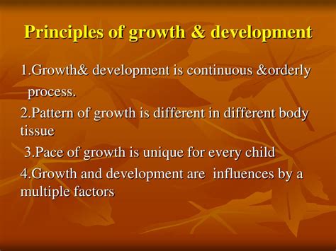 Ppt Growth And Development Powerpoint Presentation Free Download