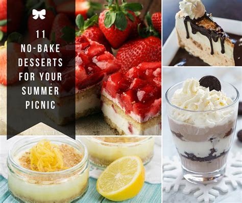 A typically english picnic dessert (originating from eaton college), is traditionally made using fresh cut strawberries, strawberry puree, crushed meringues and thick, whipped cream. 11 No-Bake Desserts for Your Summer Picnic - Home and ...
