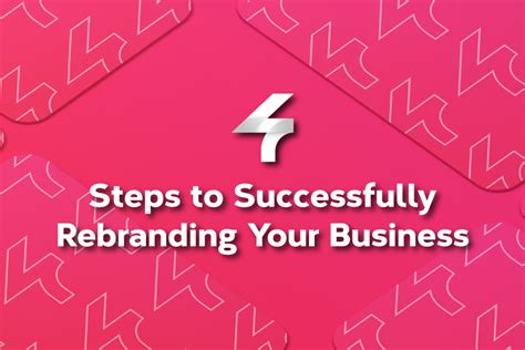 4 steps to successfully rebranding your business revolution four