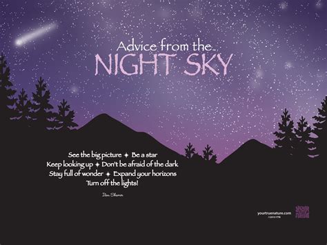 Advice From The Night Sky Sky Jhw