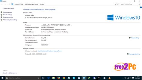 Windows 10 Pro Crack Product Key Serial Keys Free2pc