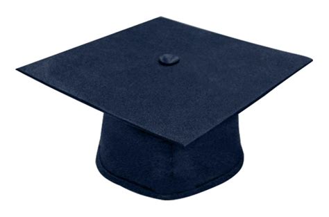 Matte Navy Blue Bachelors Graduation Cap College And University